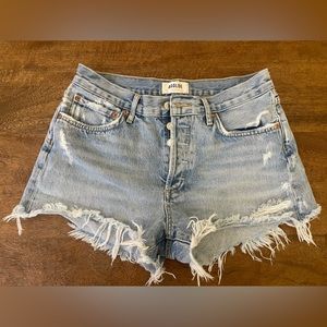 AGOLDE Parker cutoff shorts